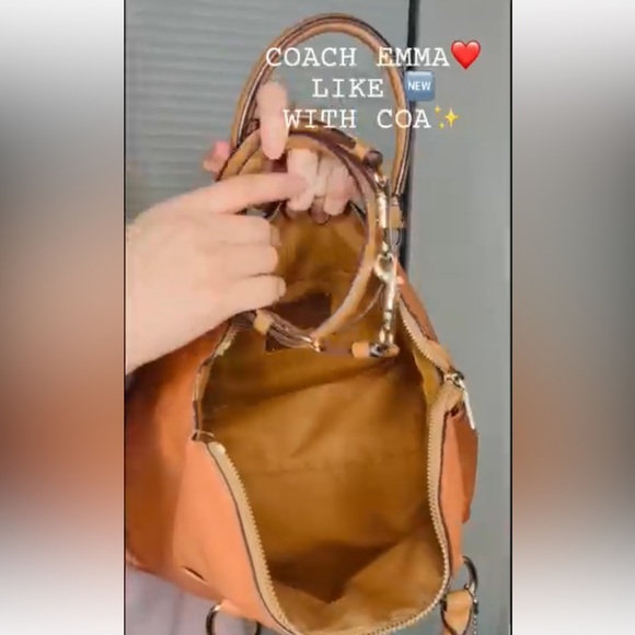 Like New Coach Emma Bag - Picture 8 of 9